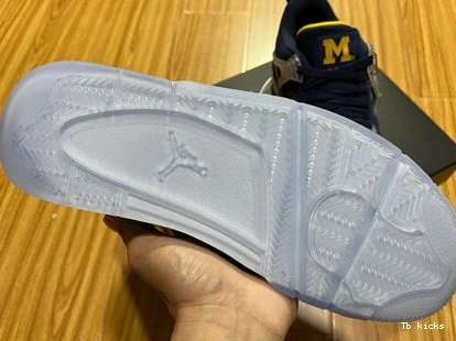 Reps TBK 4 Michigan 3938 Retro AJ4- Soft Jordan 1025
